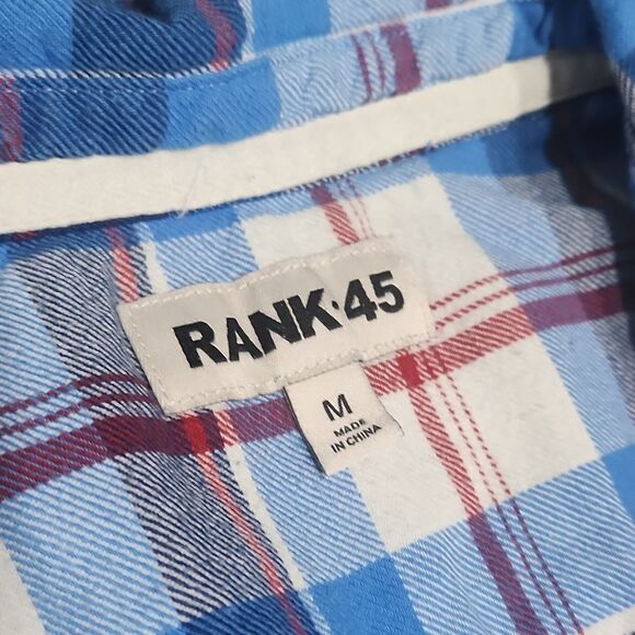 Rank 45 Pearl Snap Flannel Tank - Picture 3 of 6